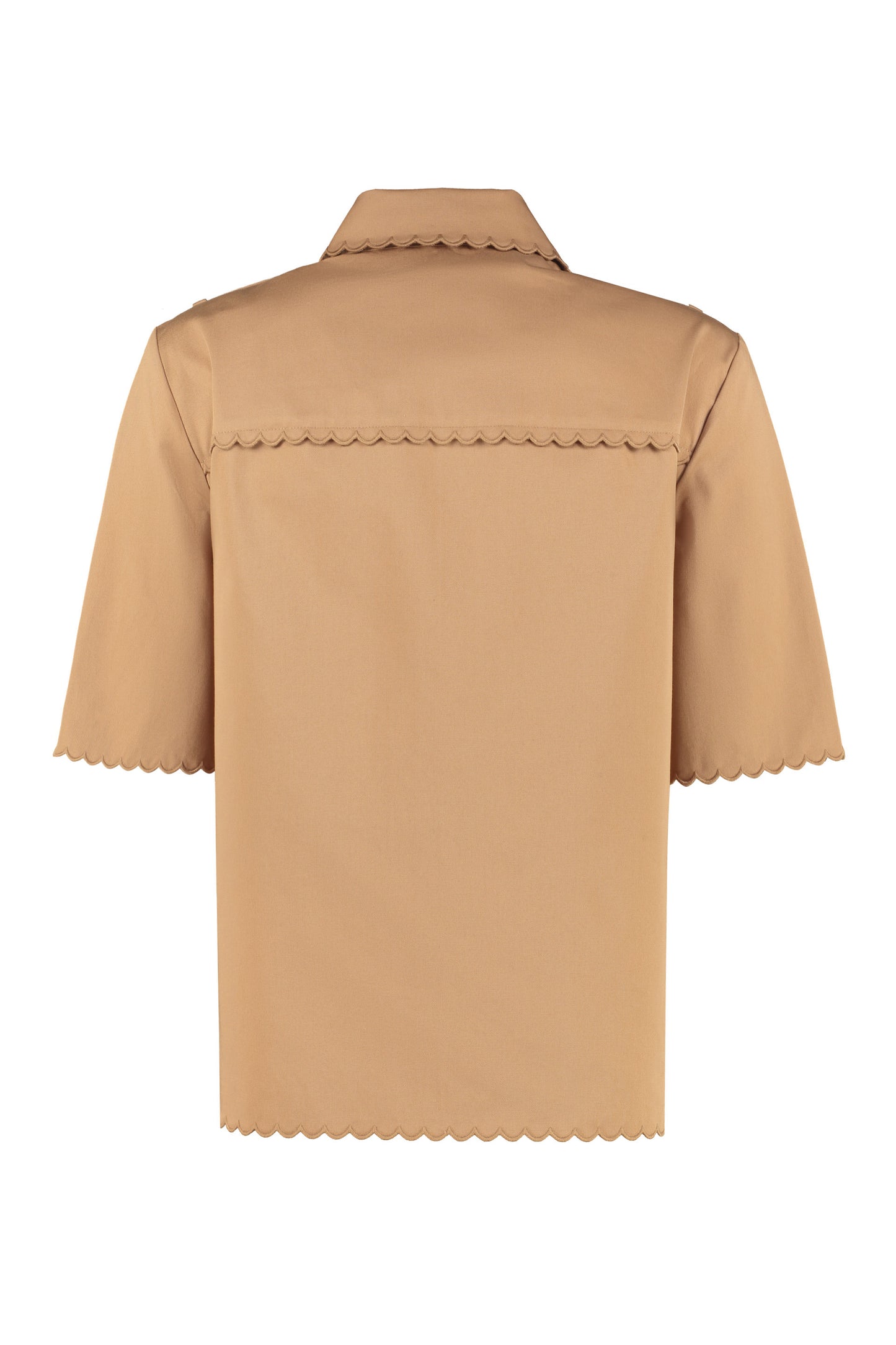 Short sleeve cotton shirt