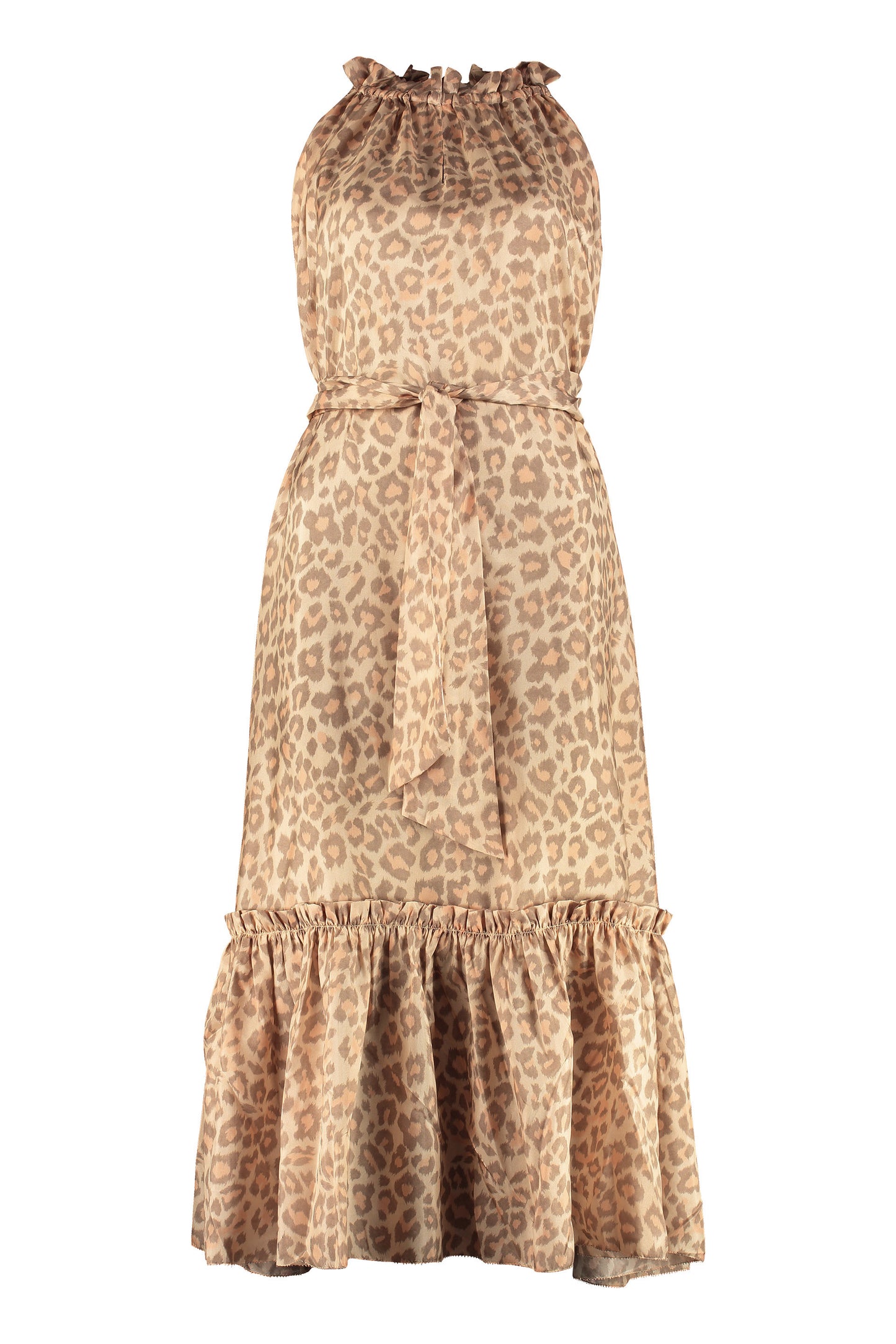 Kirra printed dress with wrinkles