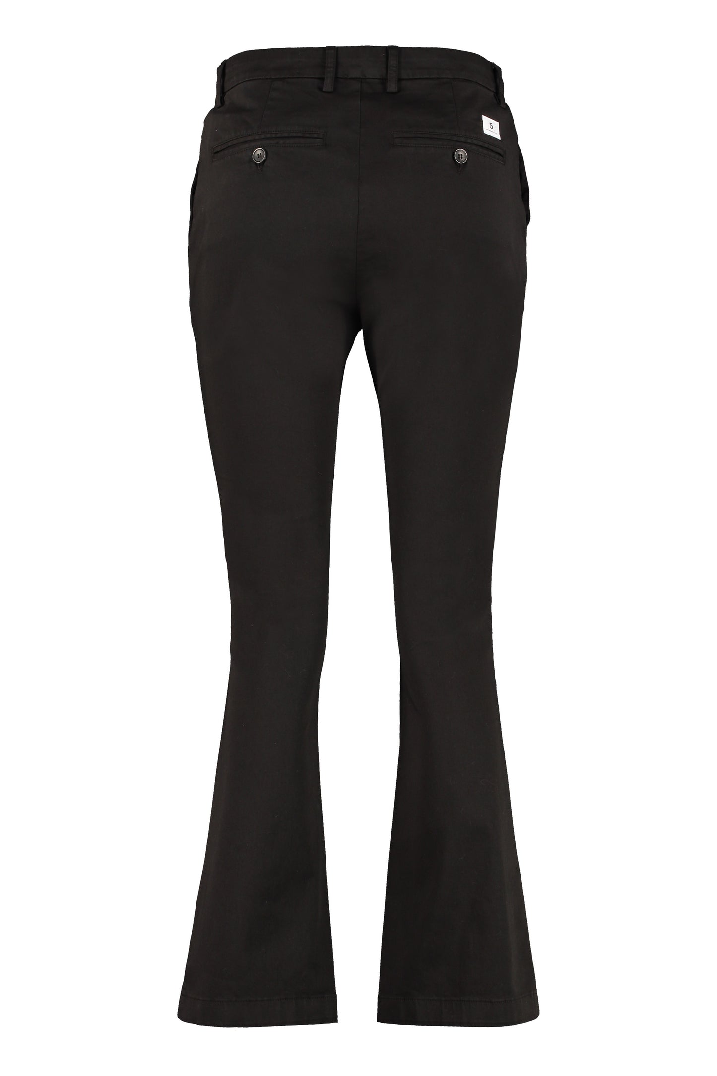 Sax flared ankle-length trousers