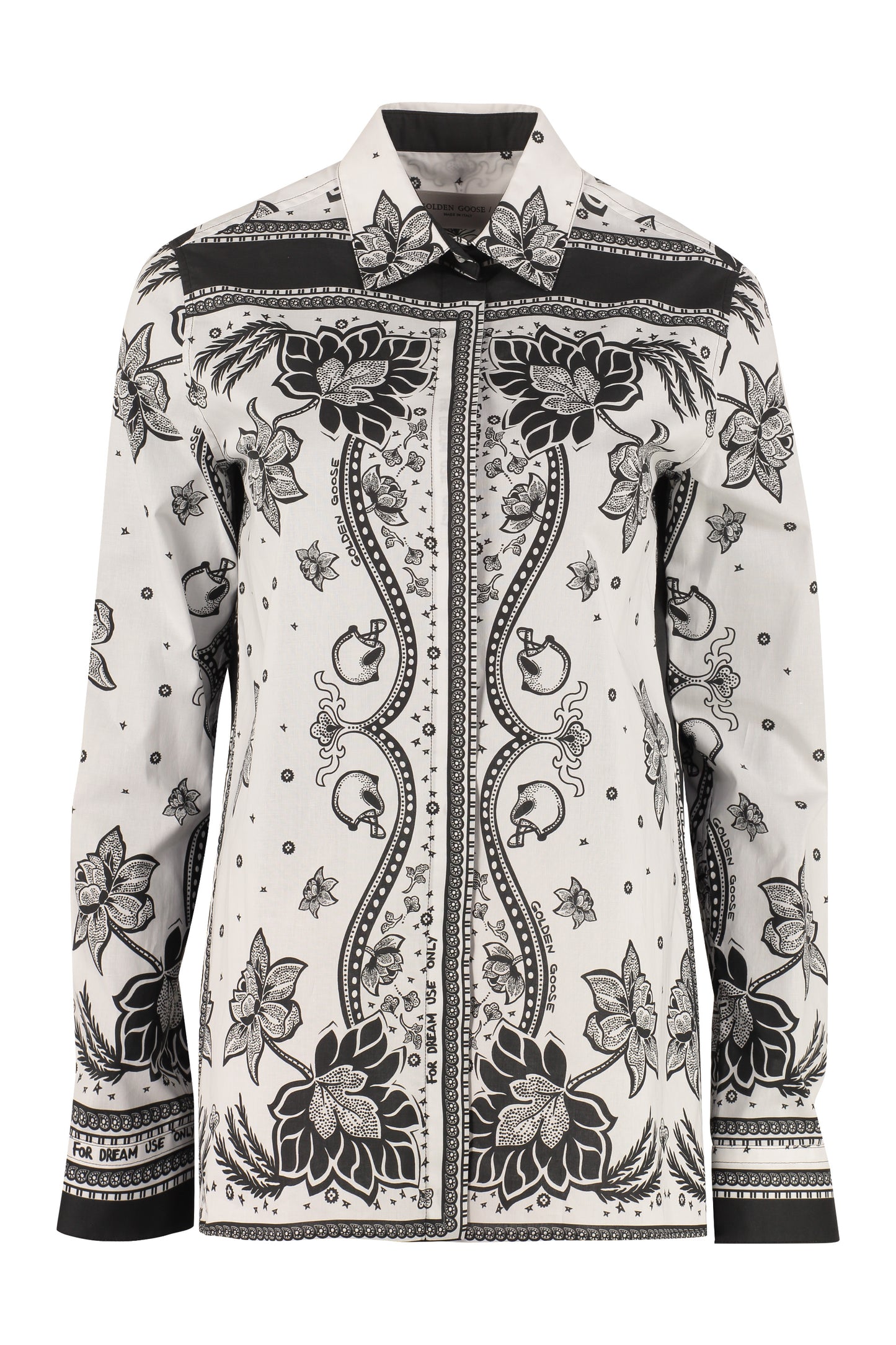Natalia printed cotton shirt