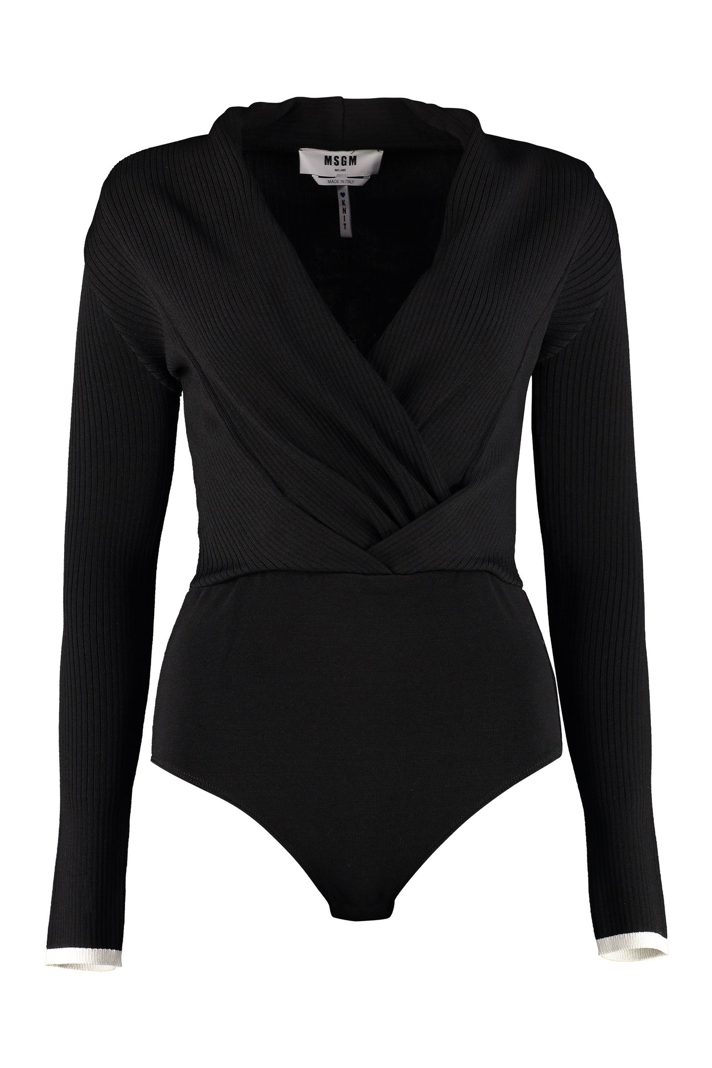 V-neck viscose sweater