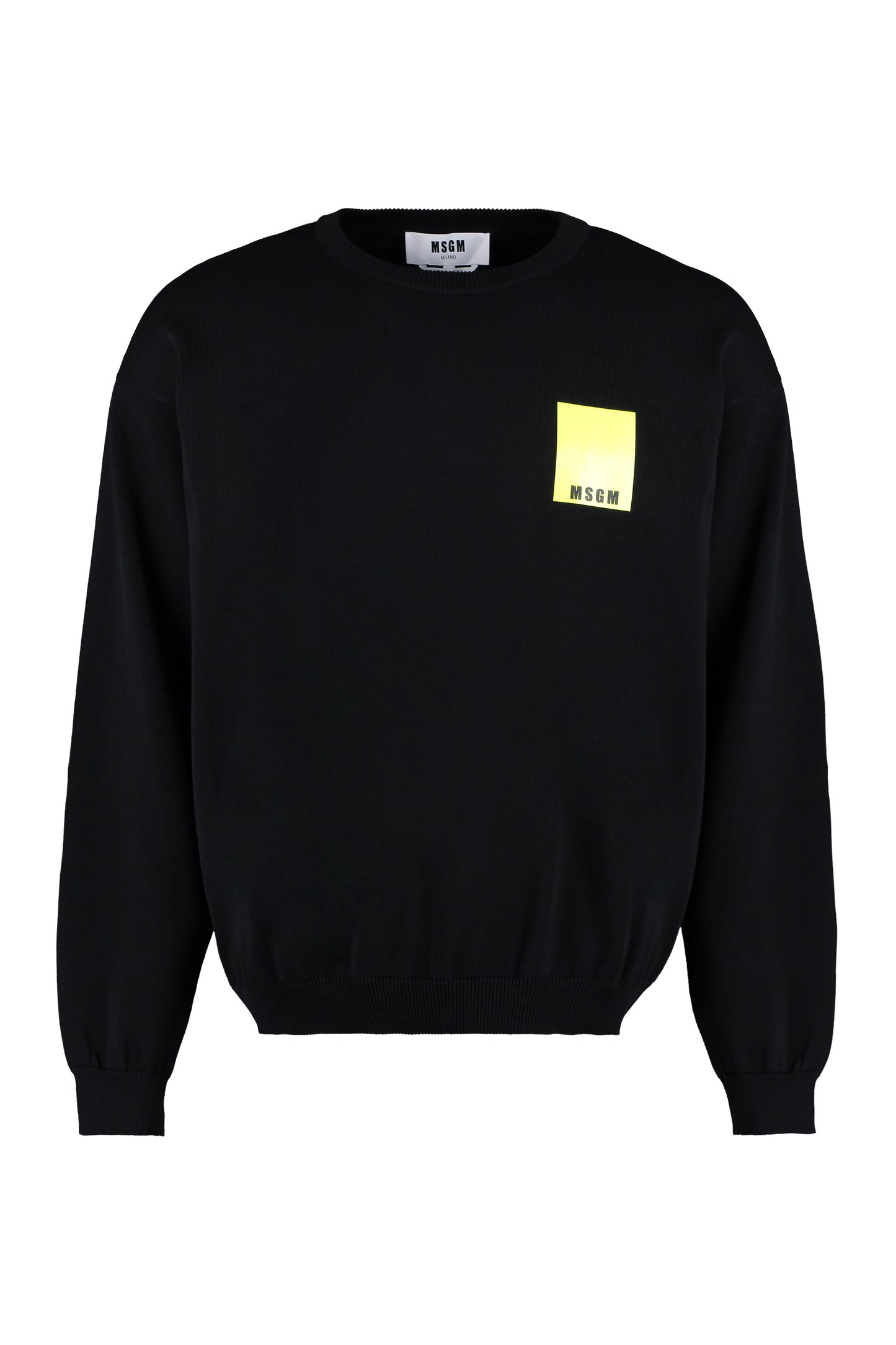 Cotton crew-neck sweater