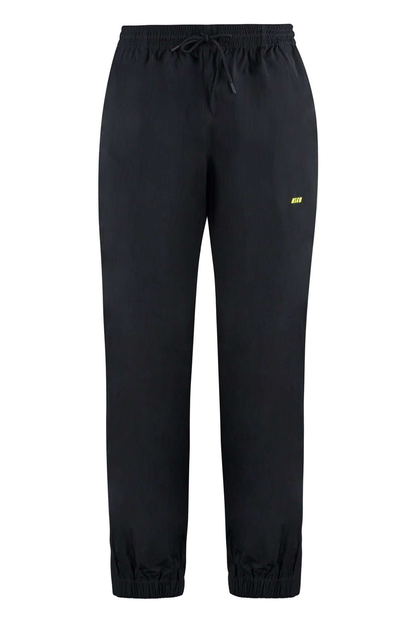 Techno fabric track pants