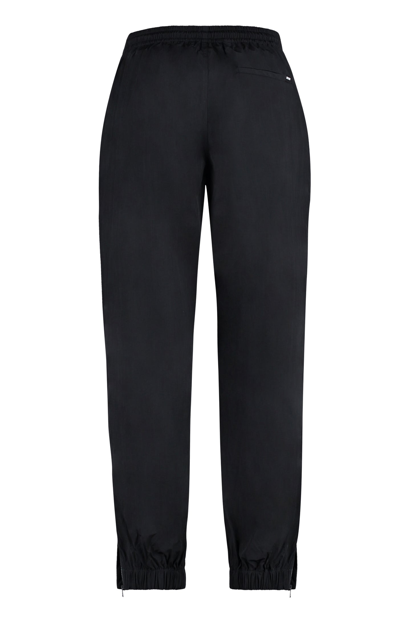 Techno fabric track pants