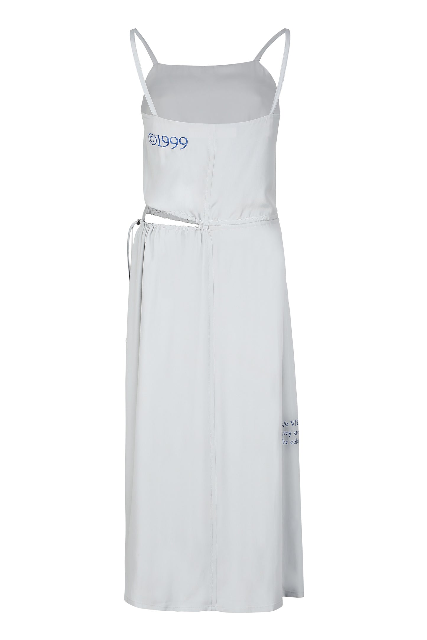 Crepe slip-dress