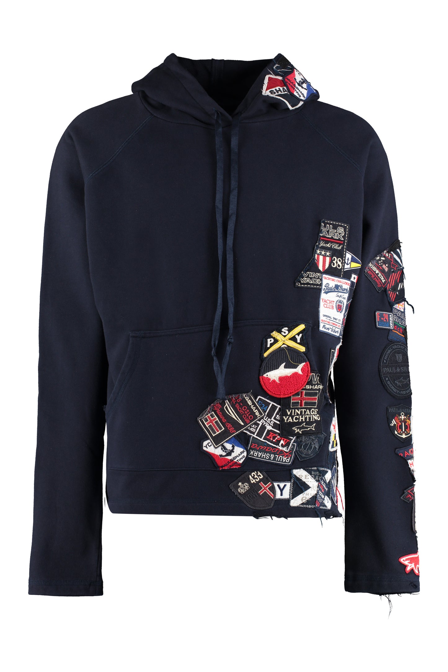 Embroidered patches hoodie