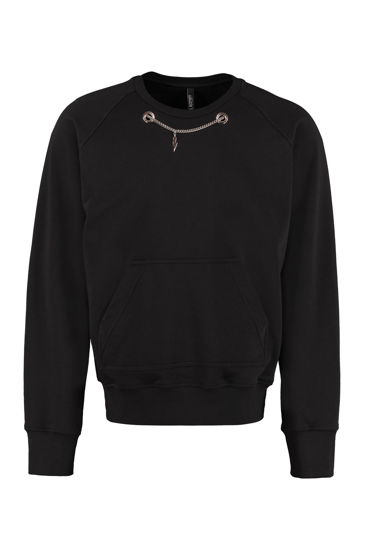 Cotton crew-neck sweatshirt