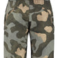 Camouflage print nylon bermuda shorts