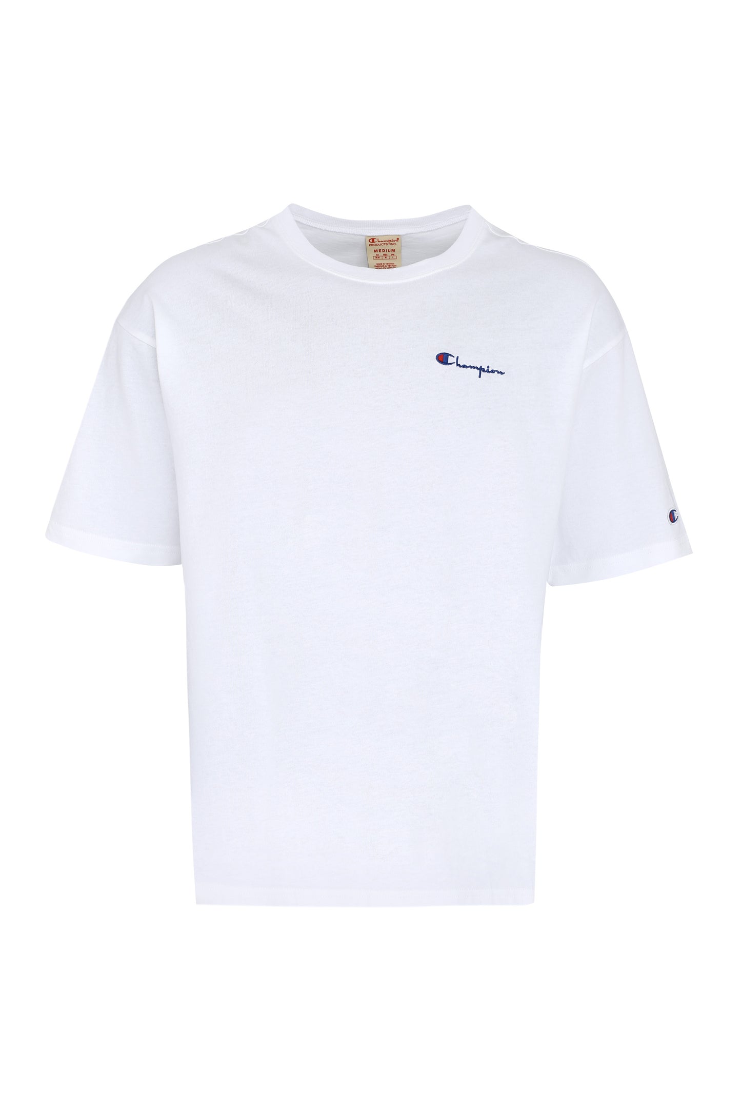 Logo embroidery cotton t-shirt