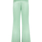 Flared acetate trousers