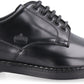 Leather lace-up derby shoes