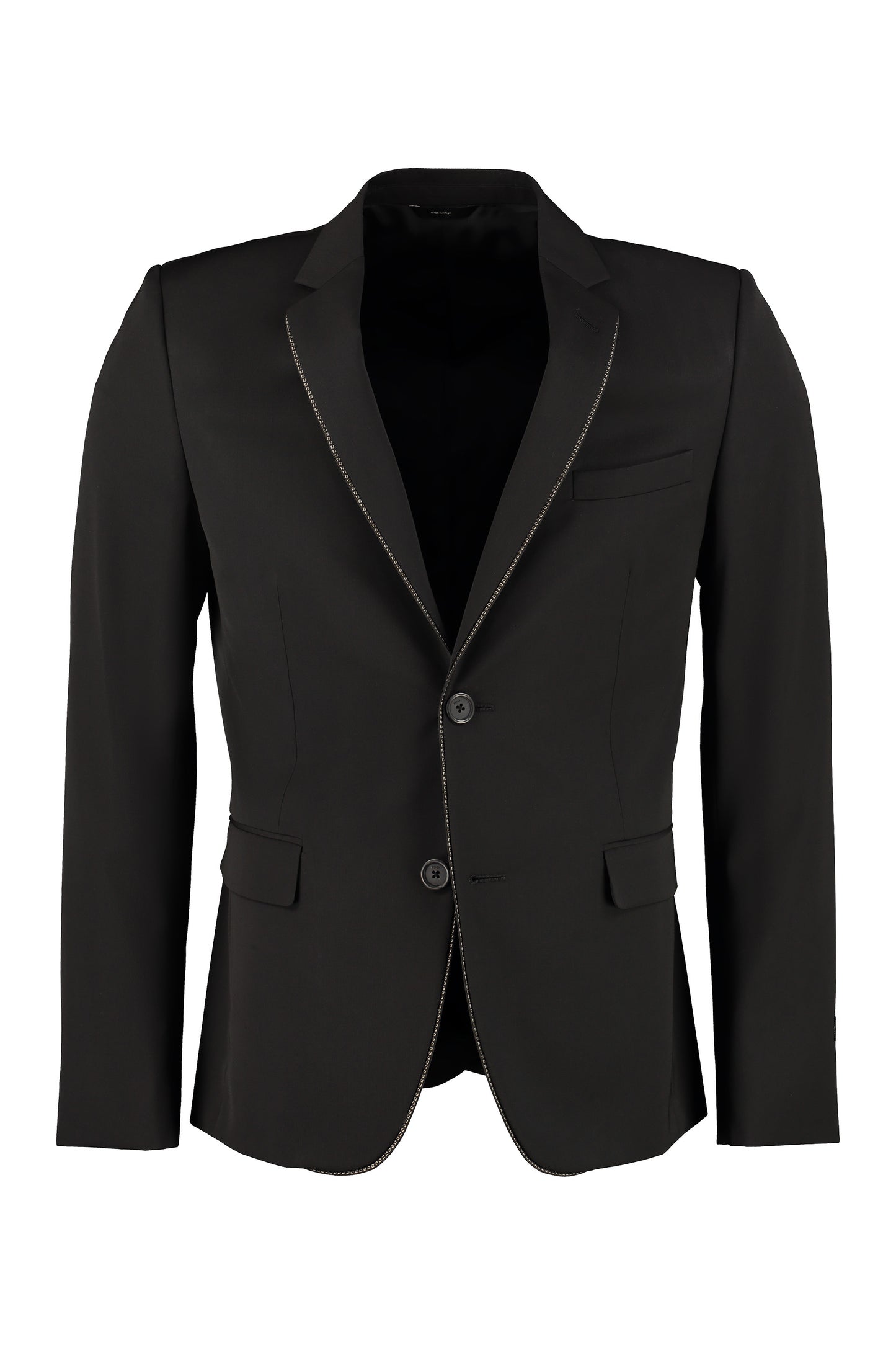 Wool slim fit blazer