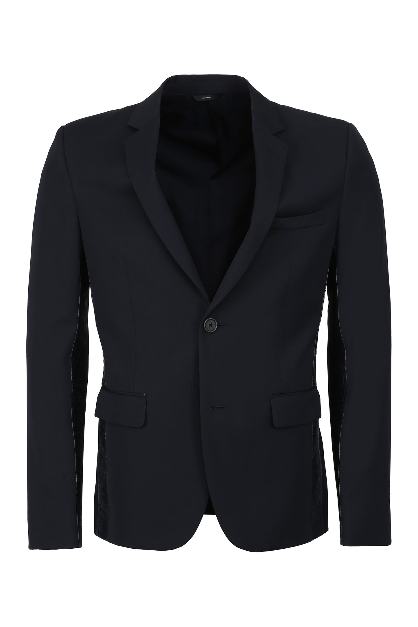 Single-breasted virgin wool jacket