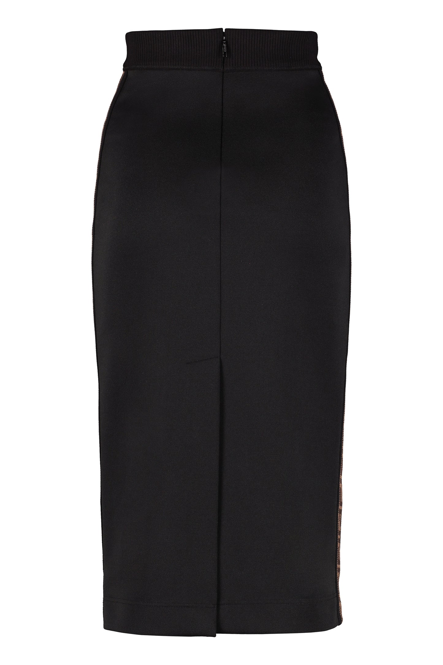 Techno jersey pencil skirt