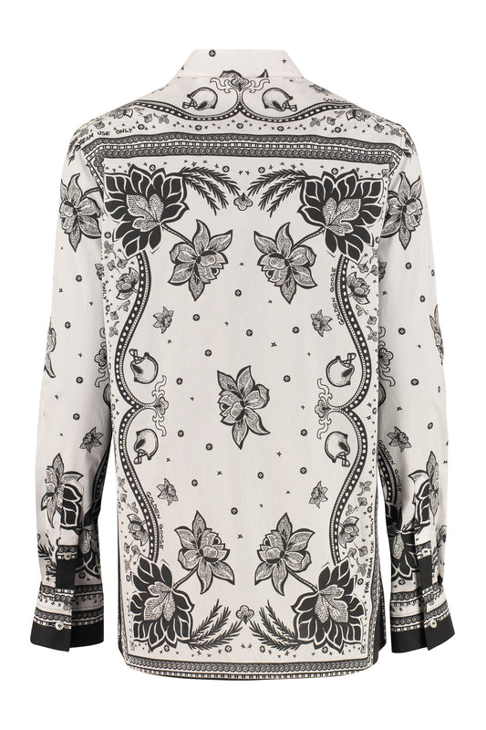 Natalia printed cotton shirt