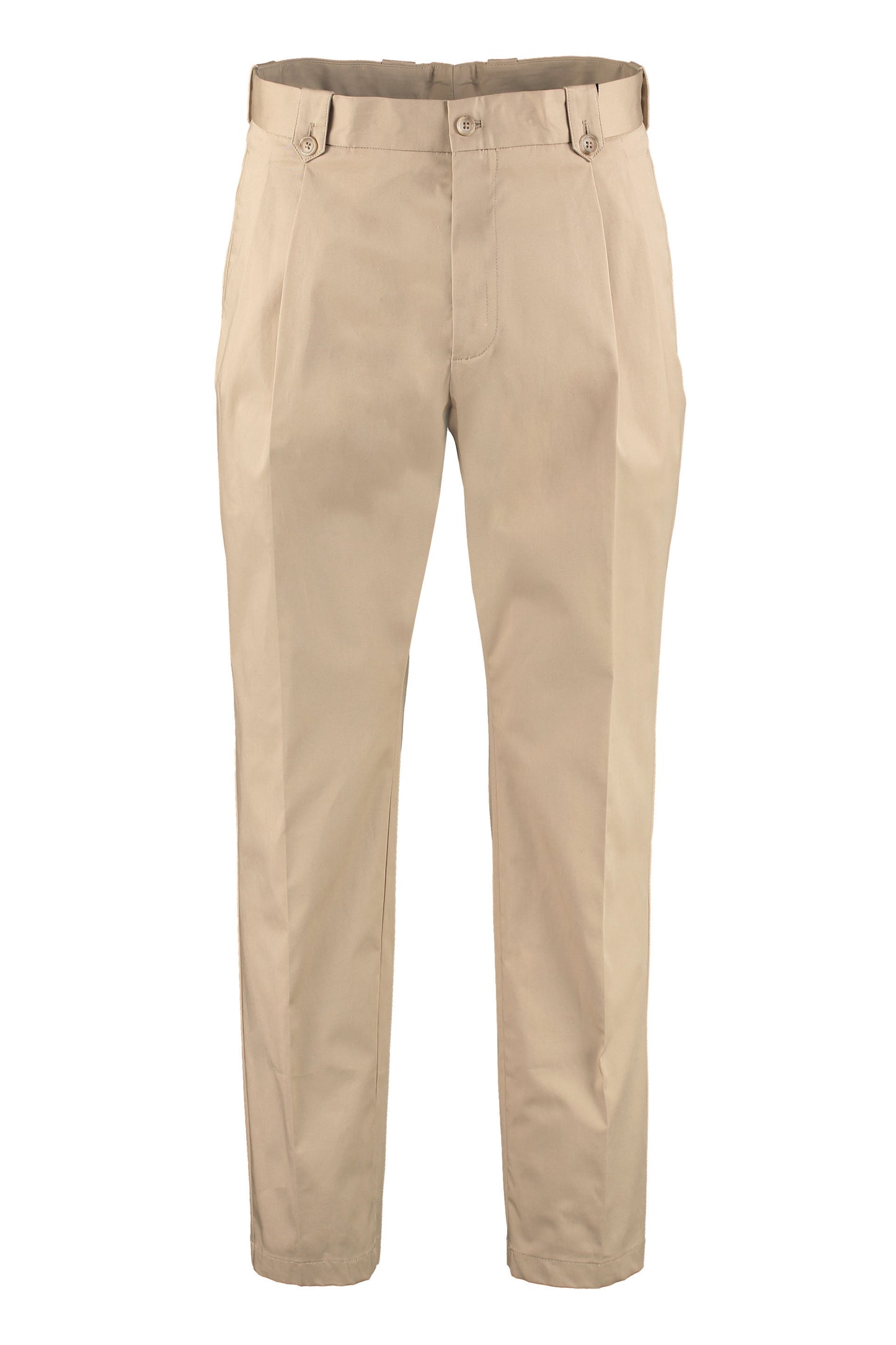 Stretch cotton trousers