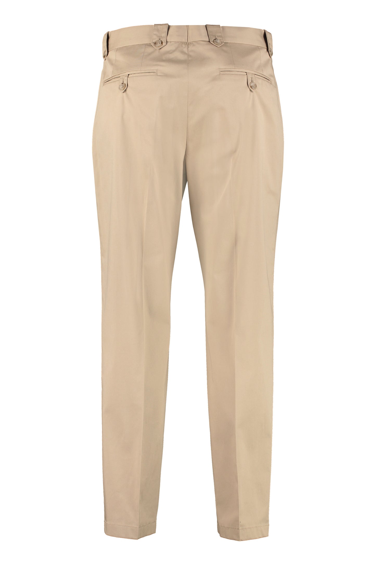 Stretch cotton trousers