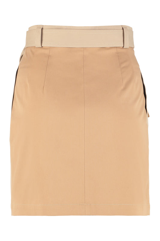 Cotton wrap skirt