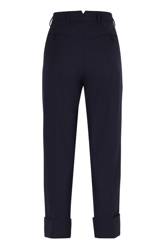 Virgin wool tailored trousers