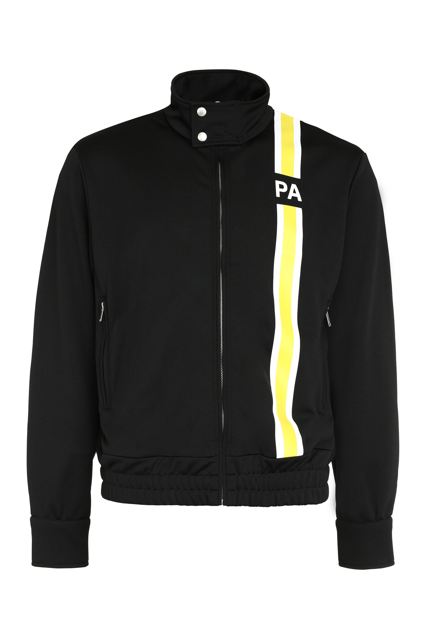 Techno fabric full-zip sweatshirt