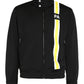 Techno fabric full-zip sweatshirt