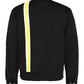 Techno fabric full-zip sweatshirt