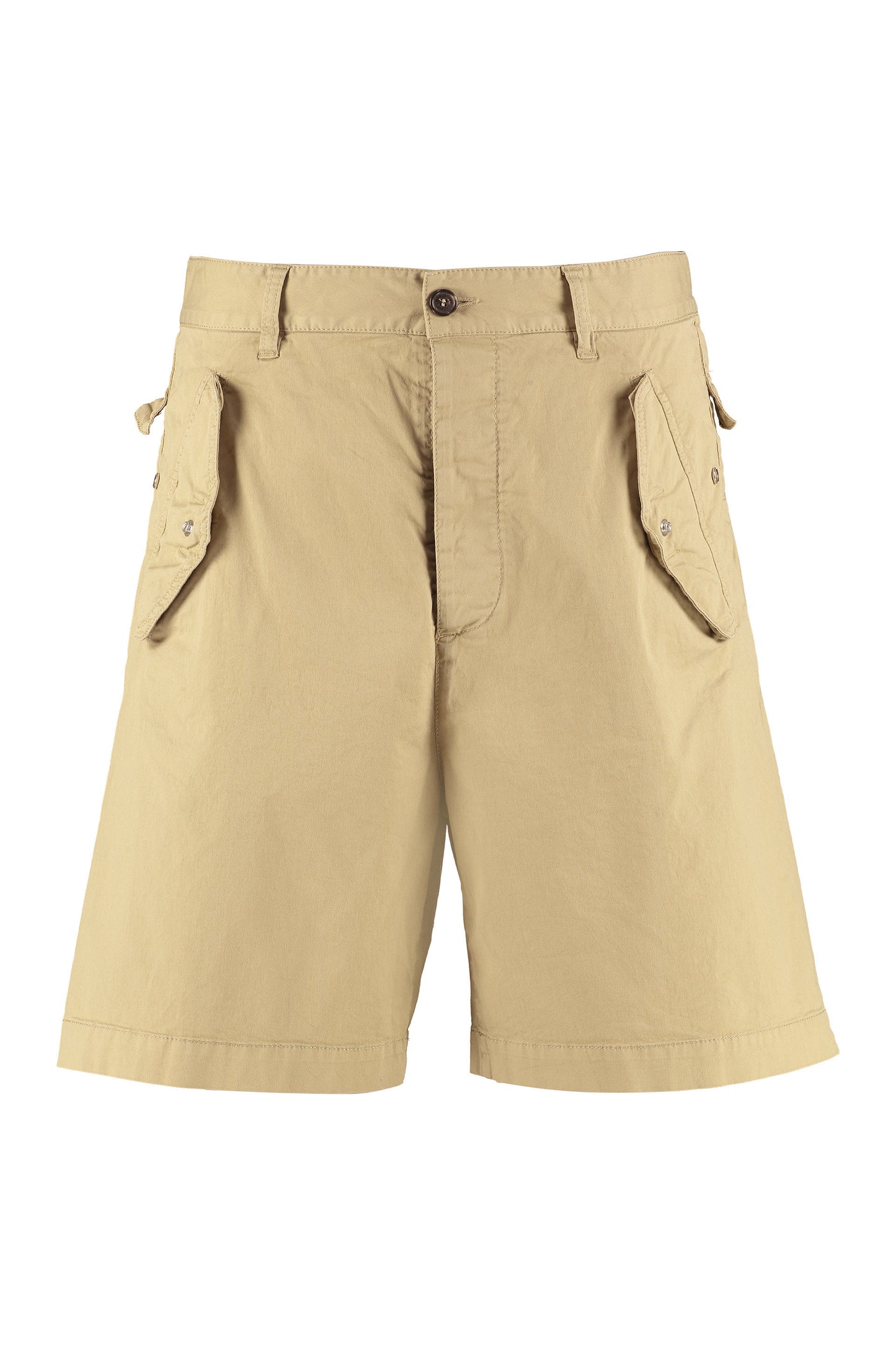 Stretch cotton shorts