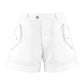 Stretch cotton shorts