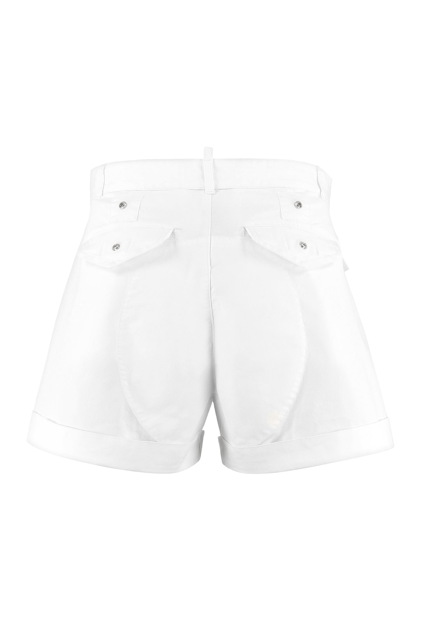 Stretch cotton shorts