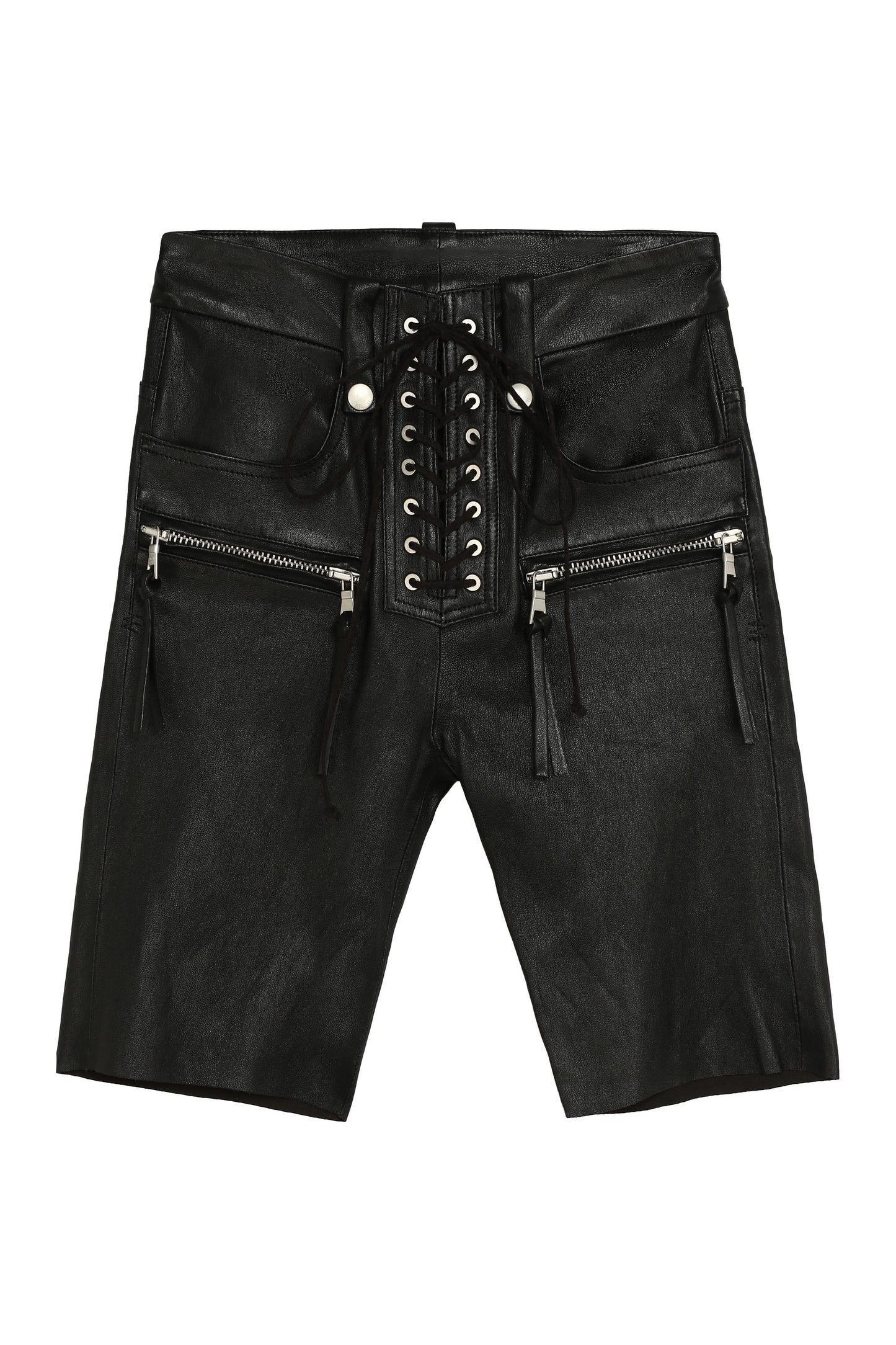 Leather cyclist shorts