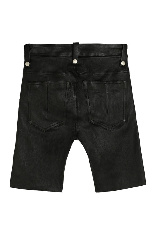 Leather cyclist shorts