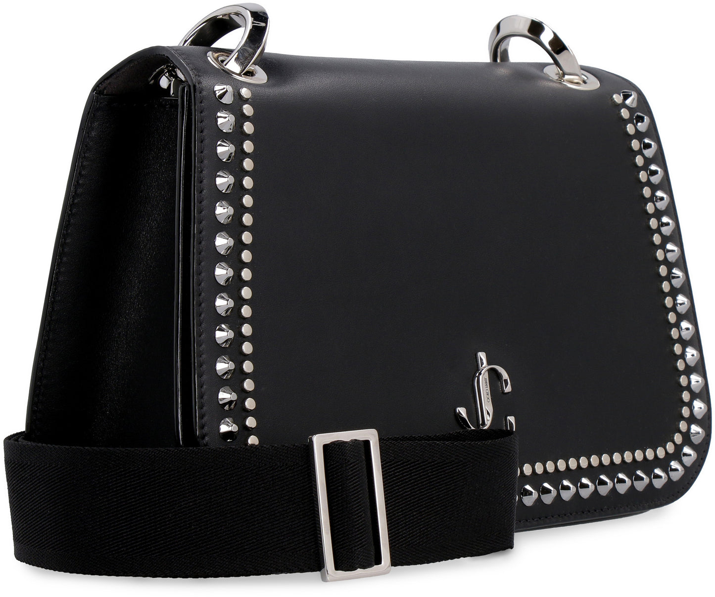 Varenne studded leather shoulder bag