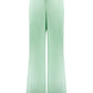 Flared acetate trousers