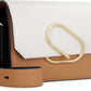 Alix two-tone leather crossbody bag