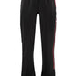 Contrasting side stripes track-pants