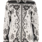 Natalia printed cotton shirt