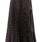Printed pleated skirt