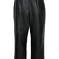 Faux leather trousers