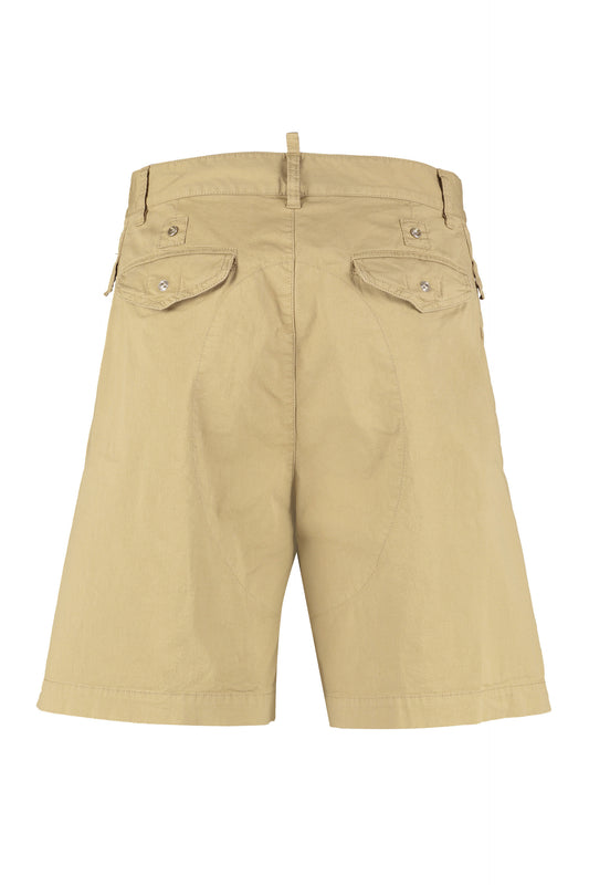 Stretch cotton shorts