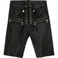 Leather cyclist shorts