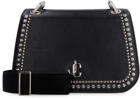 Varenne studded leather shoulder bag